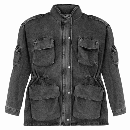 Cargo denim jacket