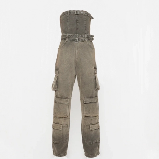 Cargo denim Top's +Pickling +Color denim