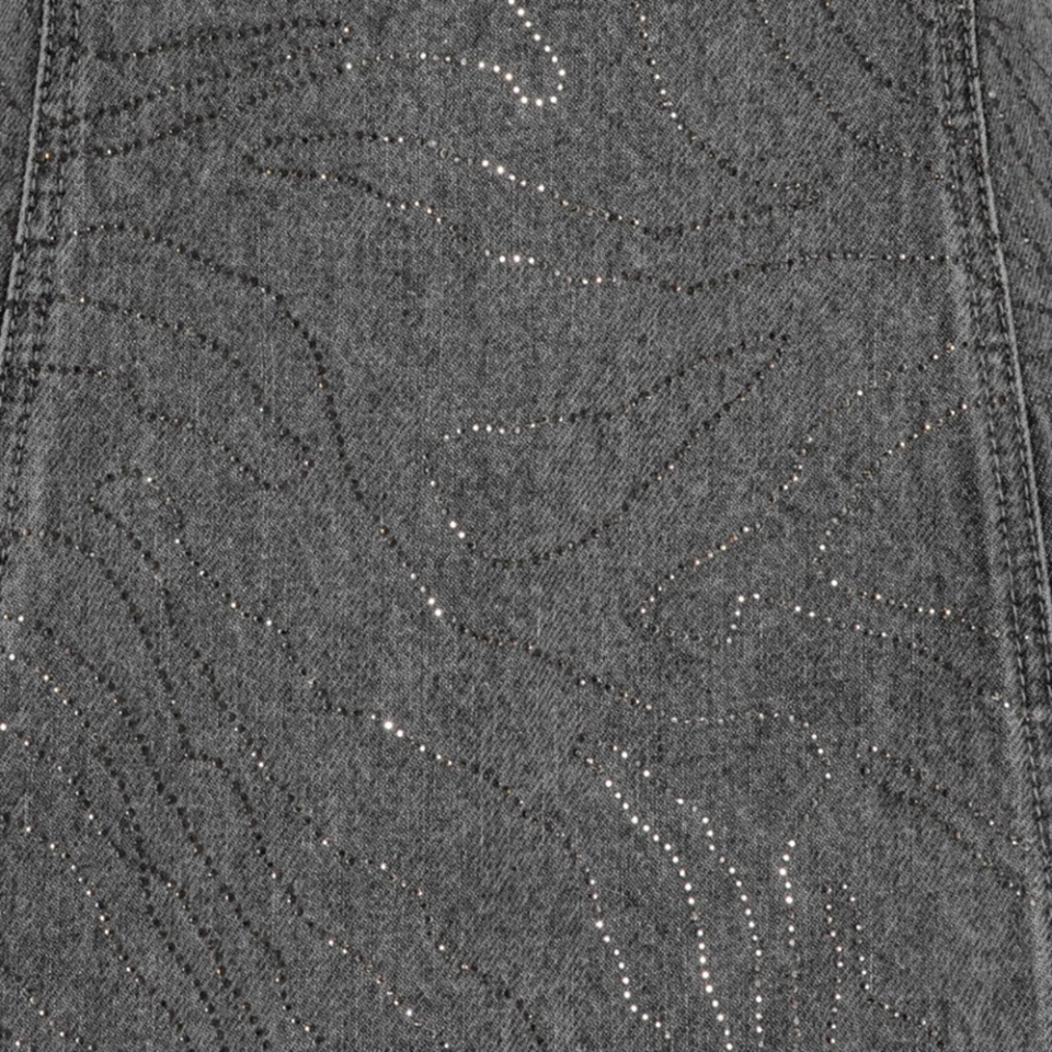 Denim dress-All rhinestones (3)