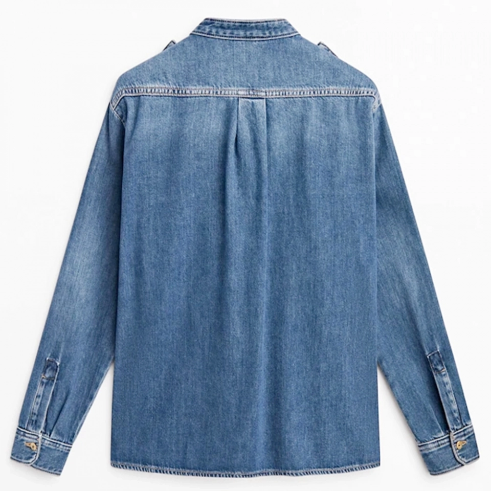 Denim Shirt-cotton denim (2)