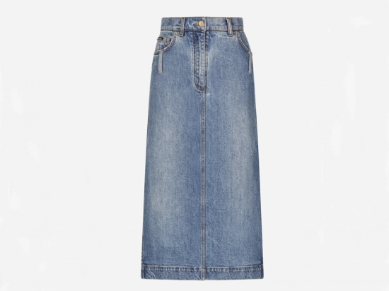 Denim skrit long Denim skrit long