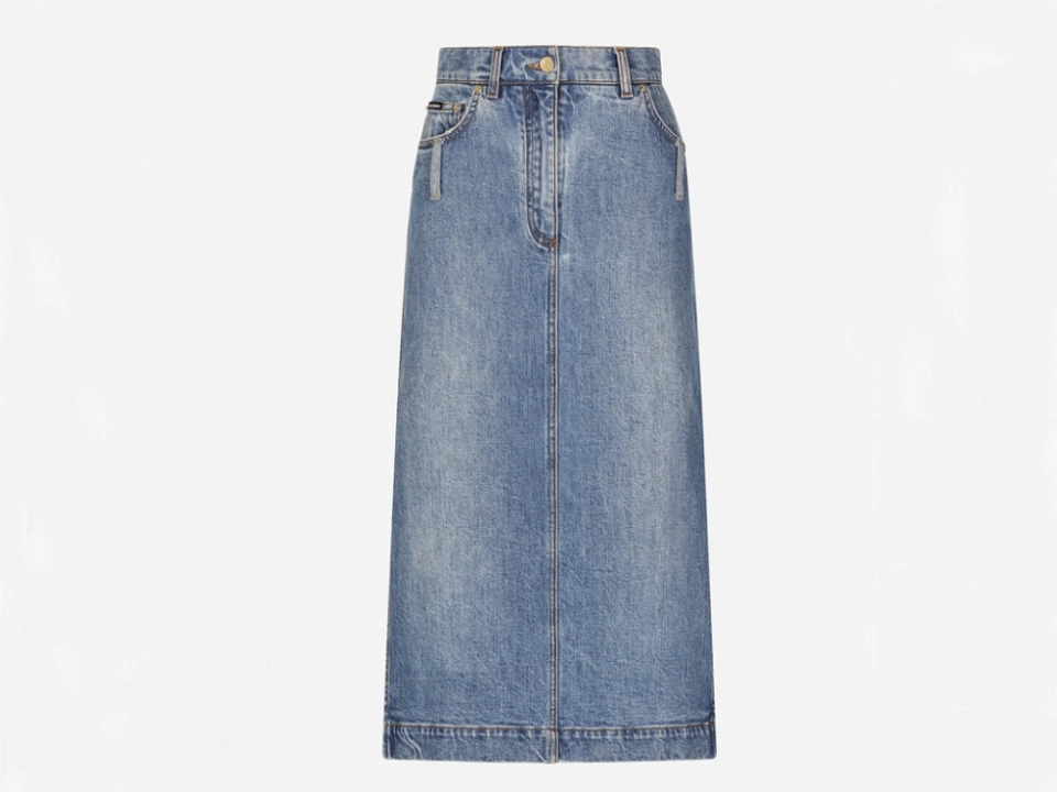 Denim skrit long