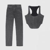 Denim Top's + All rhinestones (6)