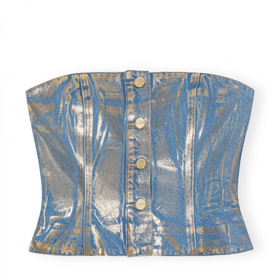 Denim Top's +Metal gold printing glue