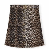 Digital print leopard print skirt (2)
