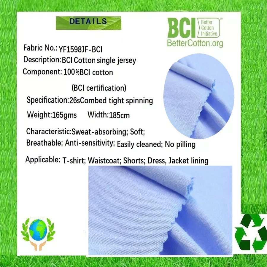 BCI cotton fabric