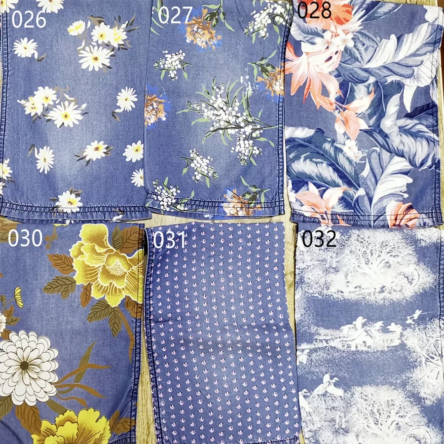 Tencel denim print fabric (3)
