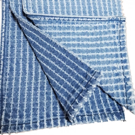 Laser denim fabric