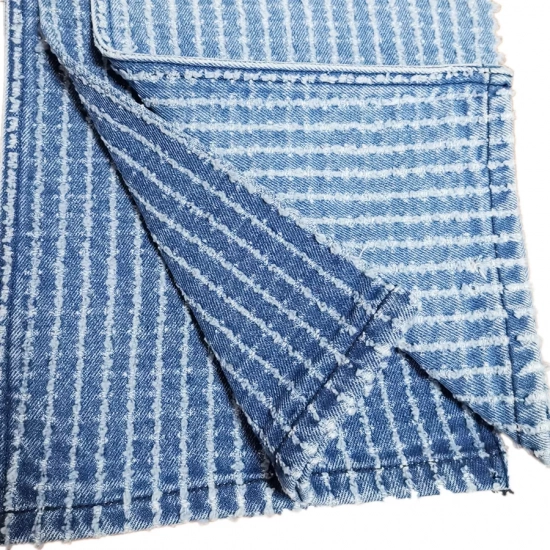 Laser denim fabric