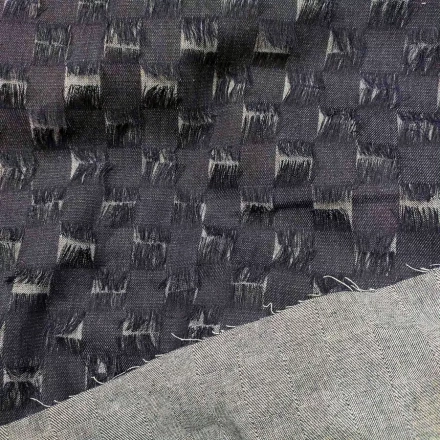 Jacquard denim fabric