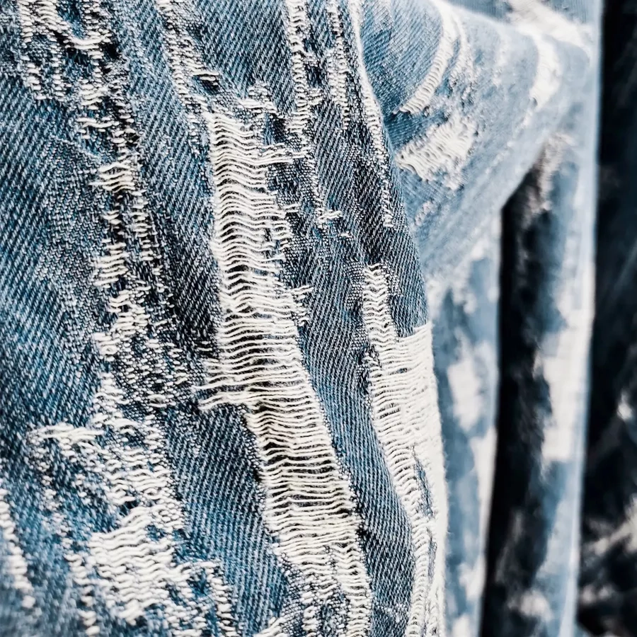 Jacquard denim fabric (4)