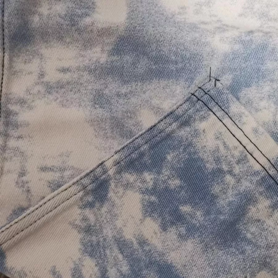 Dye-Tie denim and twill fabirc (3)