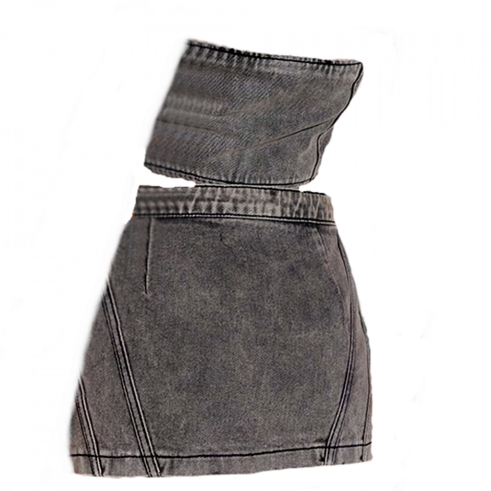 Fashion acid dye + zipper fashion TOP'S