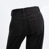 Full of rhinestones for Women's Jeans (3)