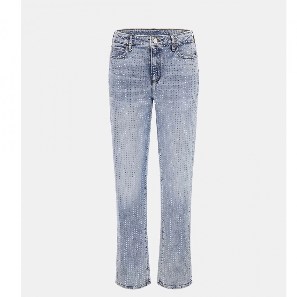 Full of rhinestones for Women's Jeans (5)