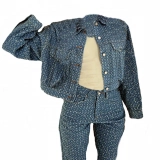 Jacquard denim jacket + full body glitter (3)