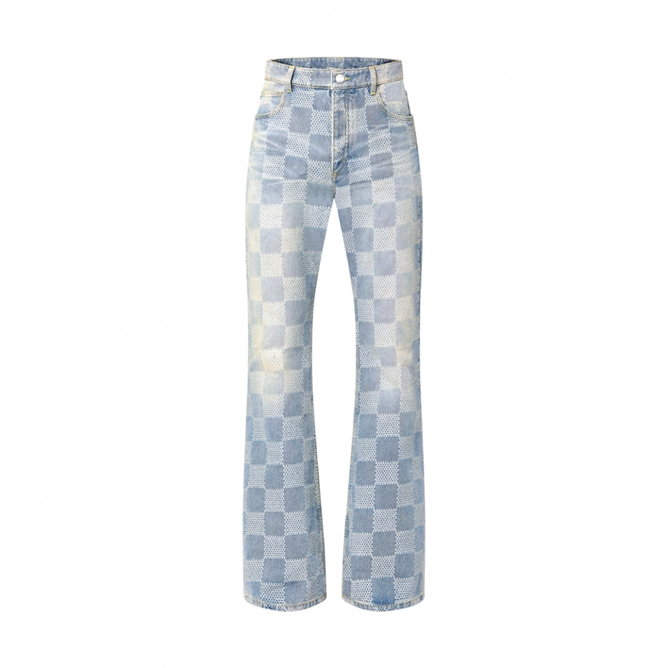 Jacquard denim Men's Jeans (2)