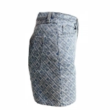 Jacquard denim shorts (2)