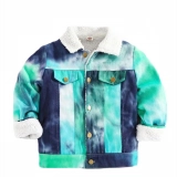 Kids Denim +Lamb wool Jacket