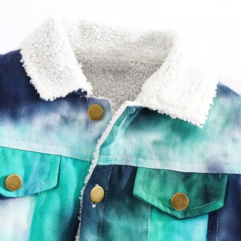 Kids Denim +Lamb wool Jacket (2)
