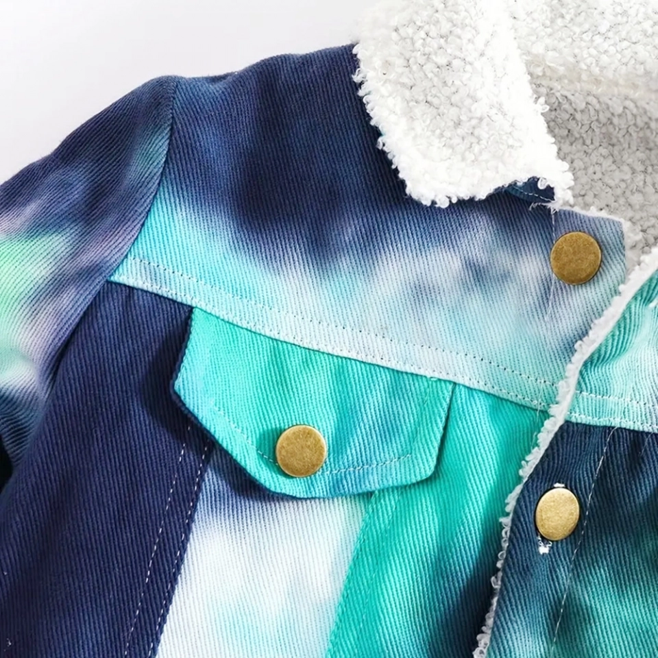 Kids Denim +Lamb wool Jacket (3)