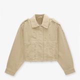 Ladie's Woven Jacket-Cotton Twill