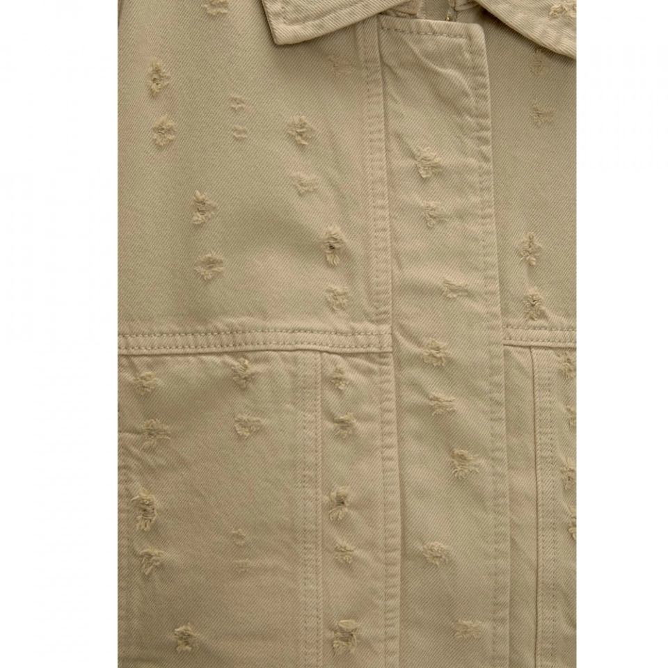 Ladie's Woven Jacket-Cotton Twill (4)
