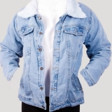 Lamb fleece denim jacket (3)