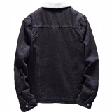 Lamb fleece denim jacket (5)