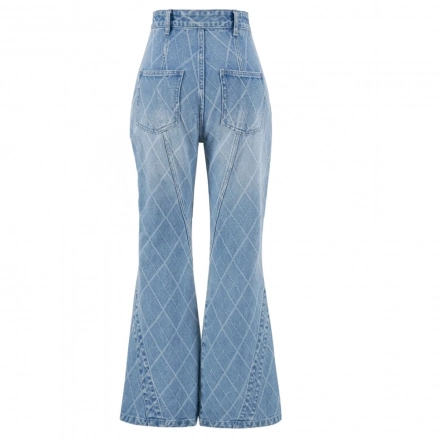 Laser engraving denim for Women's
