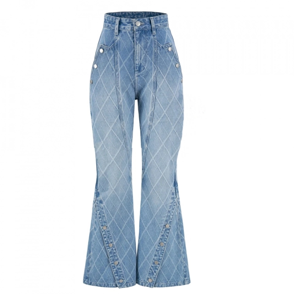Laser engraving denim for Women's (2)