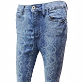 Laser print for women's stretch Jeans (3)