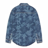 Laser printed denim shirt for men (3)
