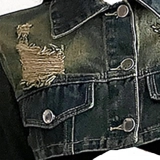 Long sleeve short denim jacket (2)