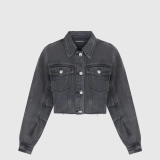 Long sleeved cropped jacket