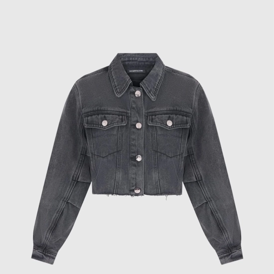 Long sleeved cropped jacket Long sleeved cropped jacket