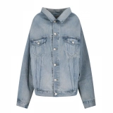 Men's  Denim Jacket-Irregular cutting