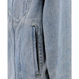 Men's  Denim Jacket-Irregular cutting (4)