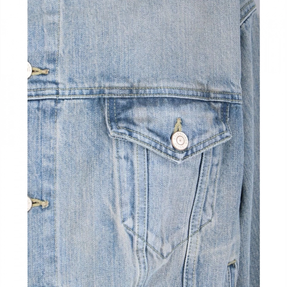 Men's  Denim Jacket-Irregular cutting (5)