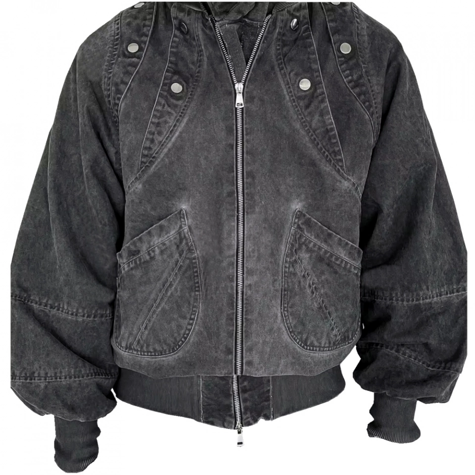 Men's Denim Jacket-Long (2)