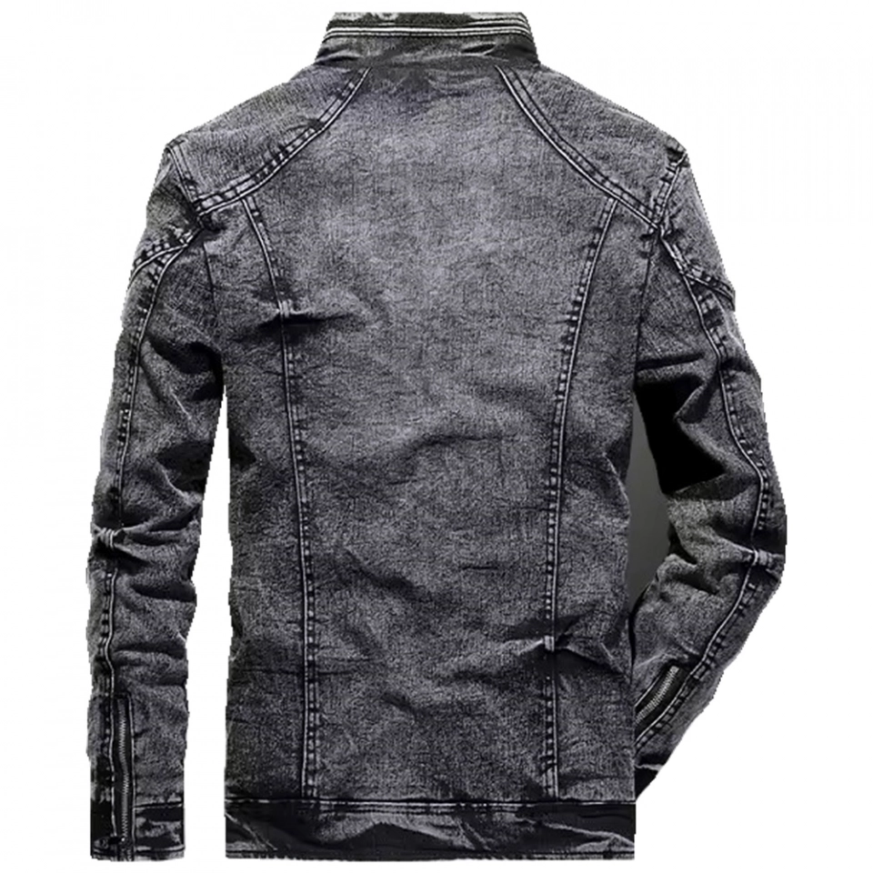 Men's Denim Jacket-Long (3)