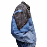 Men's Denim Jacket-Patchwork jacket (2)