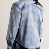 Men's Denim  Jacket +pigment glue (2)