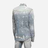 Men's denim shirt-pickling (2)