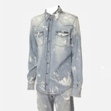 Men's denim shirt-pickling (3)