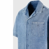 Men's Denim Shirt-Short sleeve (3)
