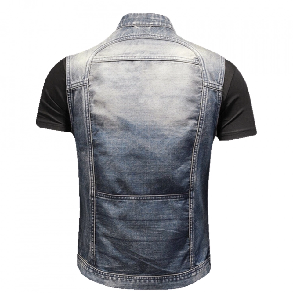 Men's Denim Shirt-Short sleeve (2)