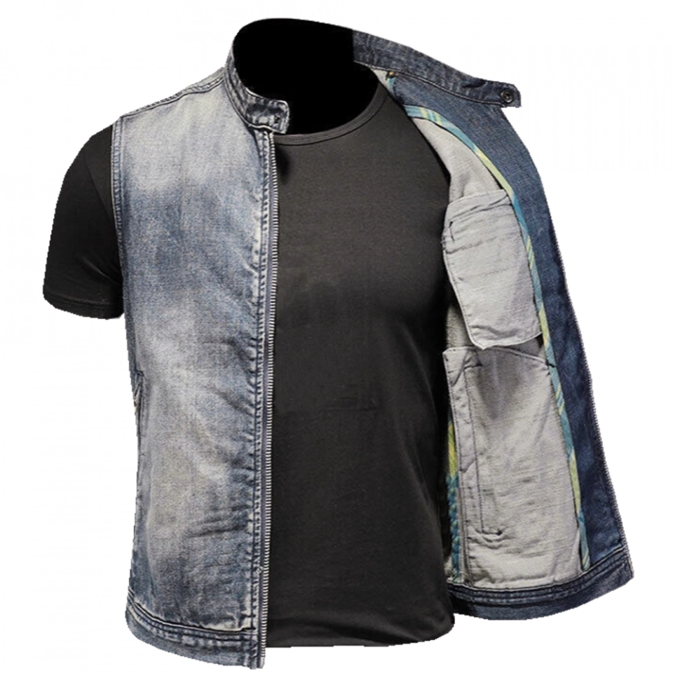Men's Denim Shirt-Short sleeve (3)