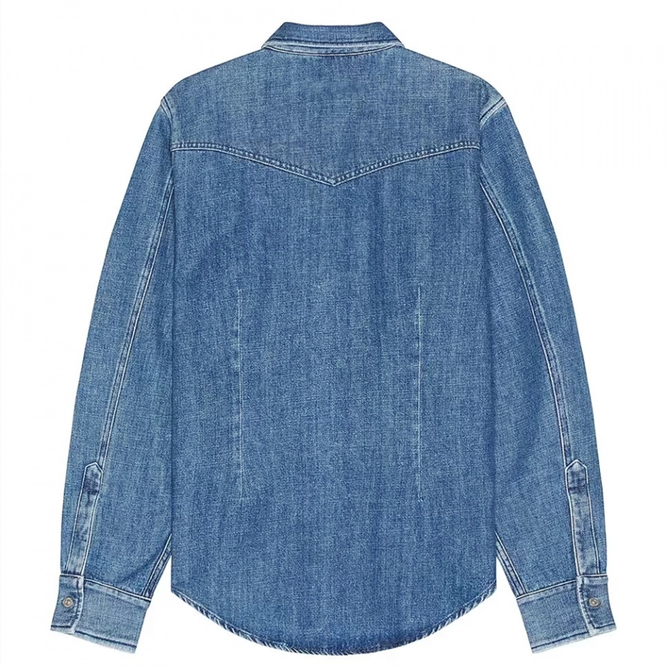 Men's denim shirt-Transparent offset printing (3)