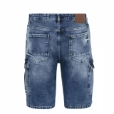 Men's denim short-Cargo short (2)